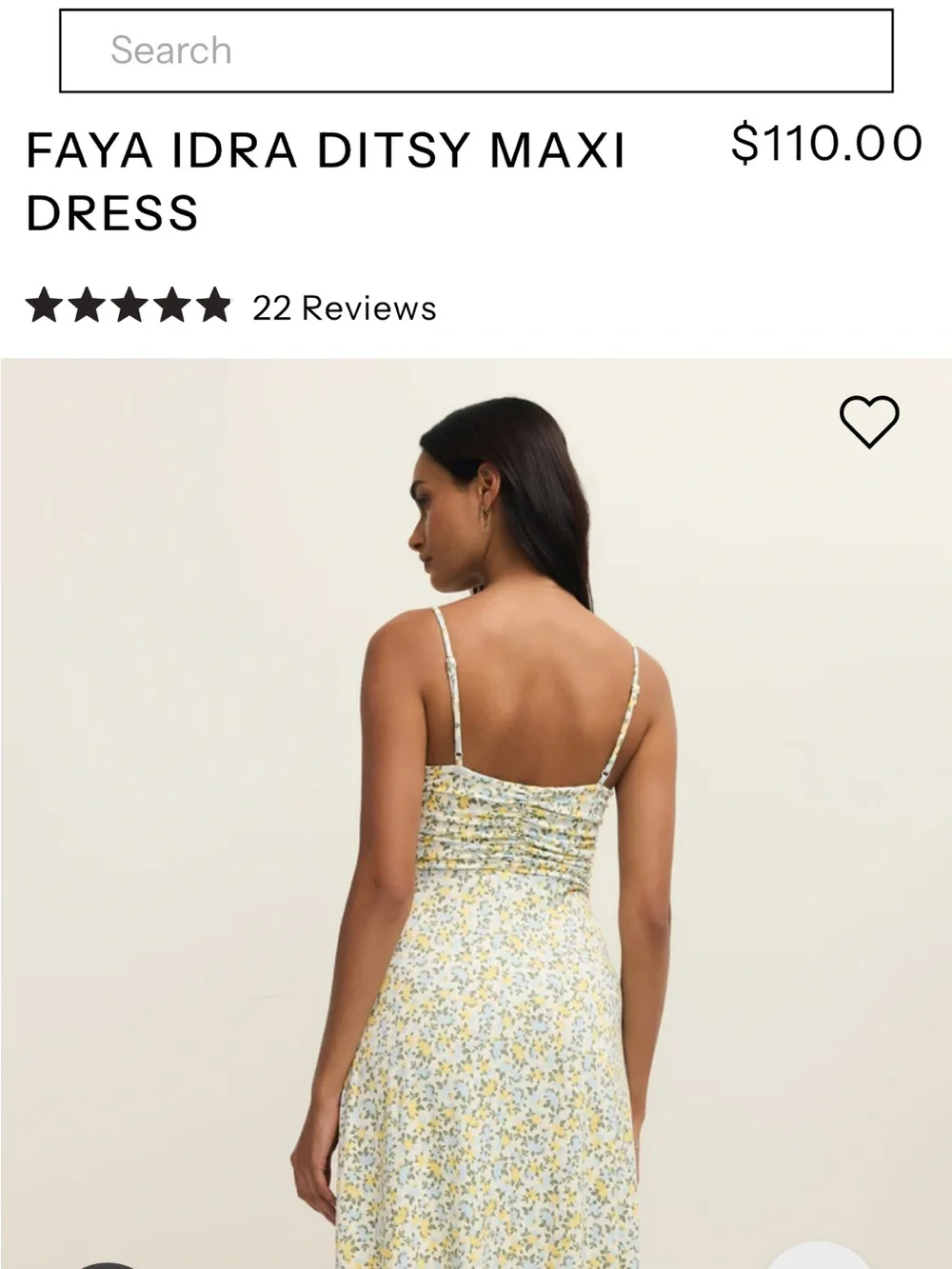 ZSuppy Faya Idra Yellow & Blue Floral Maxi Dress - Picture 2 of 12